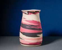 Load image into Gallery viewer, Pink & Black Vase