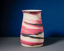 Load image into Gallery viewer, Pink & Black Vase