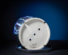 Load image into Gallery viewer, 8.5" Black & Blue Planter