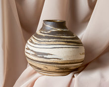 Load image into Gallery viewer, Brown Marbled Bud Vase