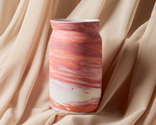 Load image into Gallery viewer, Pink, Orange, White & Speckled Vase