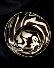 Load image into Gallery viewer, Black & White Hand Built Bowl