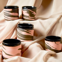 Load image into Gallery viewer, Pink & Brown Ceramic Tumblers