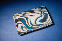 Load image into Gallery viewer, Blue &amp; Black Trinket Dish
