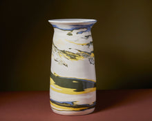 Load image into Gallery viewer, Yellow &amp; Green Vase
