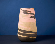 Load image into Gallery viewer, Brown &amp; Pink Vase
