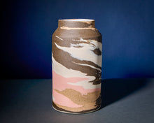 Load image into Gallery viewer, Pink &amp; Brown Vase
