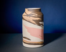 Load image into Gallery viewer, Pink &amp; Brown Vase
