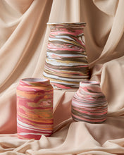 Load image into Gallery viewer, Pink, Orange, White &amp; Speckled Vase
