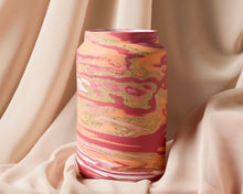 Load image into Gallery viewer, Pink, Orange, White &amp; Speckled Vase
