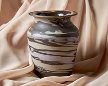 Load image into Gallery viewer, Purple &amp; Brown Marbled Vase
