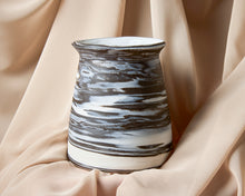 Load image into Gallery viewer, Black &amp; White Marbled Vase
