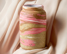 Load image into Gallery viewer, Pink and Speckled Marbled Bud Vase
