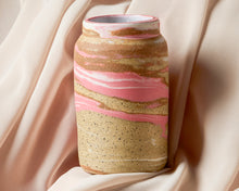 Load image into Gallery viewer, Pink and Speckled Marbled Bud Vase
