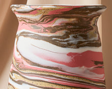 Load image into Gallery viewer, Pink, Brown, Speckle &amp; White Vase
